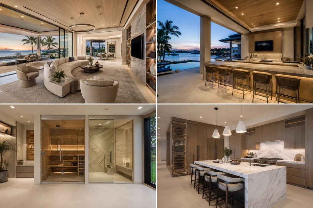 Explore the luxury home design trends shaping Cape Coral's most desirable waterfront homes, including indoor-outdoor living, wellness spaces, custom craftsmanship, smart home technology, and timeless architecture.