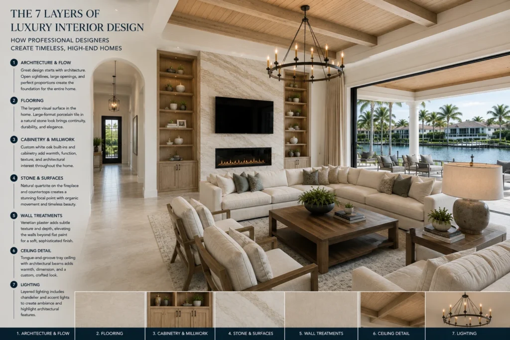 Interior design basics showcased in a custom home in Southwest Florida